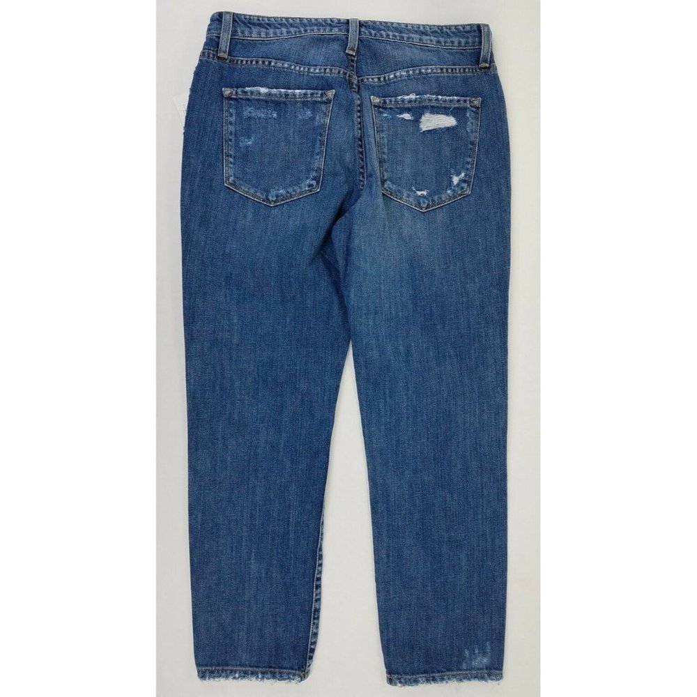 Flying Monkey Black Label Straight Leg Distressed Blue Jeans Size 27x26 NEW B59 - Picture 3 of 9
